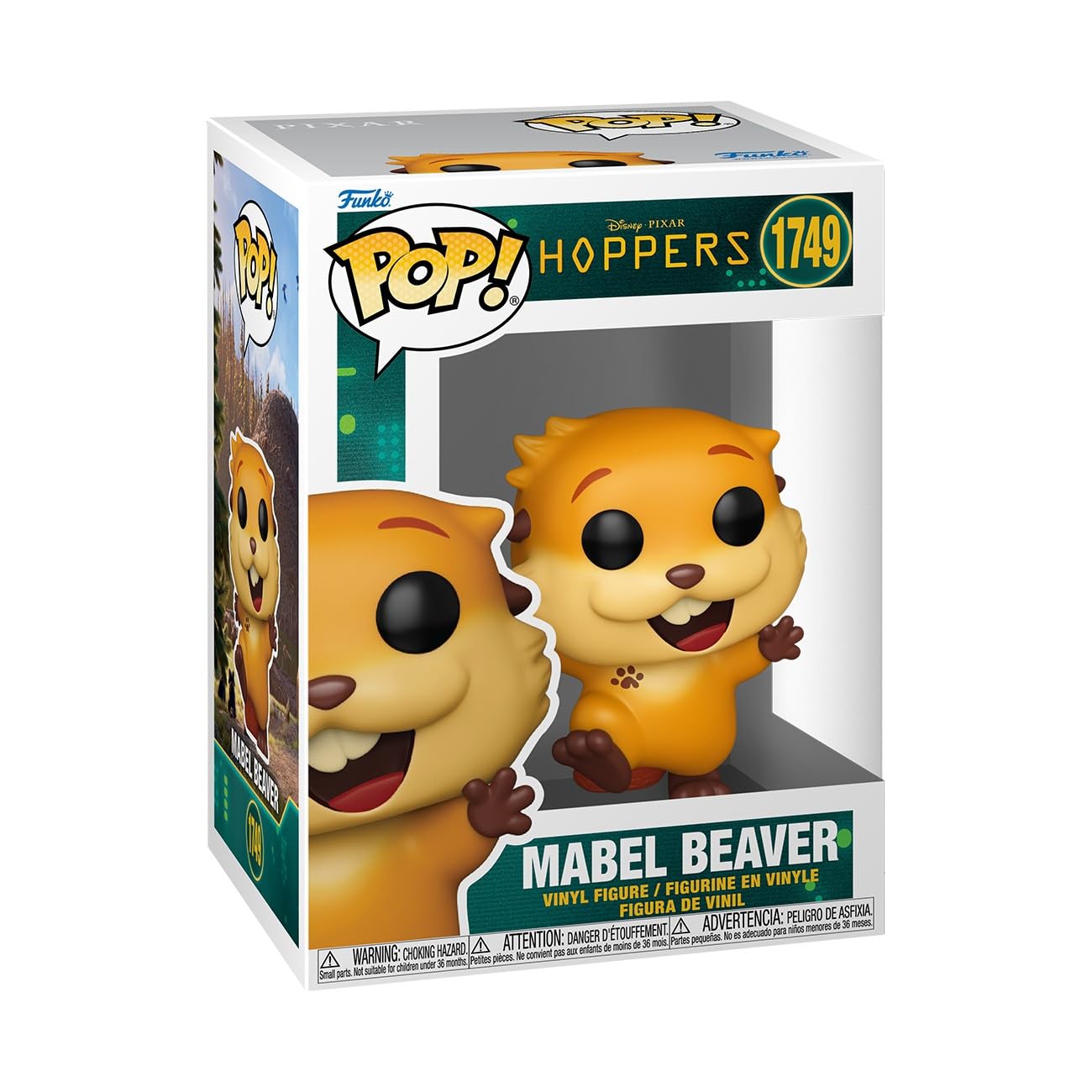 Funko POP! Disney: Hoppers - Mabel Beaver - 1 em 6 Chance of