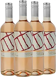 Kit com 4 Vinhos Chilenos Rosé Seco Carmenere Cuentos del Fuego