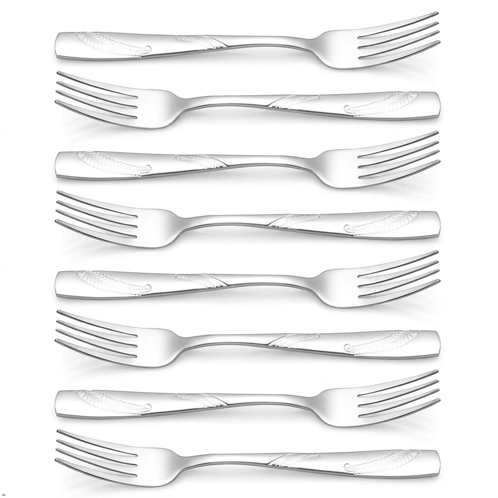 16-częściowy widelec obiadowy ze stali nierdzewnej, 20,8 cm
