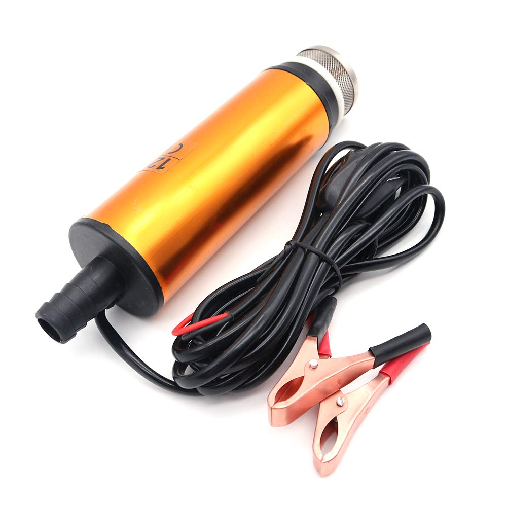 Pompa Olio Sommersibile 12V NUZAMAS - Per Trasferimento Acqua, Diesel E Olio Motore | Tubo 2m | Acciaio Inox | Ideale Per Auto, Barche, Camion E Attrezzature Agricole - Foto 6