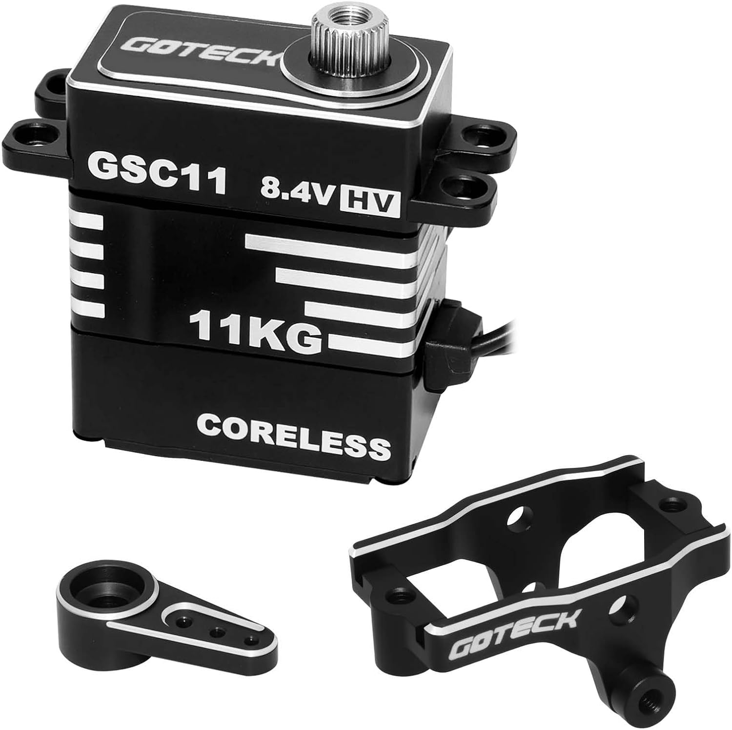 Servo digital coreless GOTECK 11KG de alta torque para RC