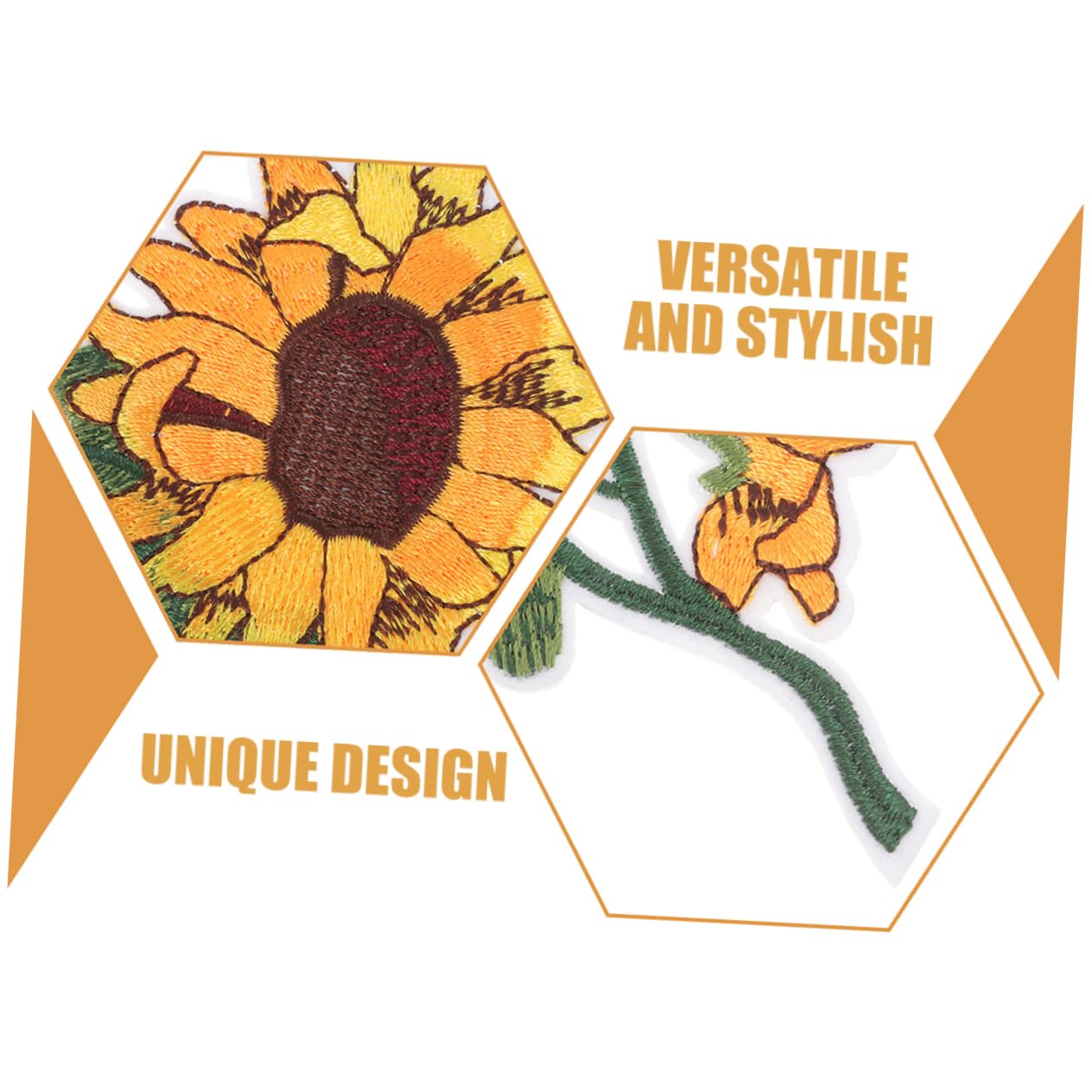 HOMSFOU 4 Set Toppe Termoadesive Forma Per Abbigliamento Patches Ricamate Per Riparare E Vestiti E Jeans Adatte Per Decorazioni E Riparazioni Abbigliamento 6 Pezzi*4