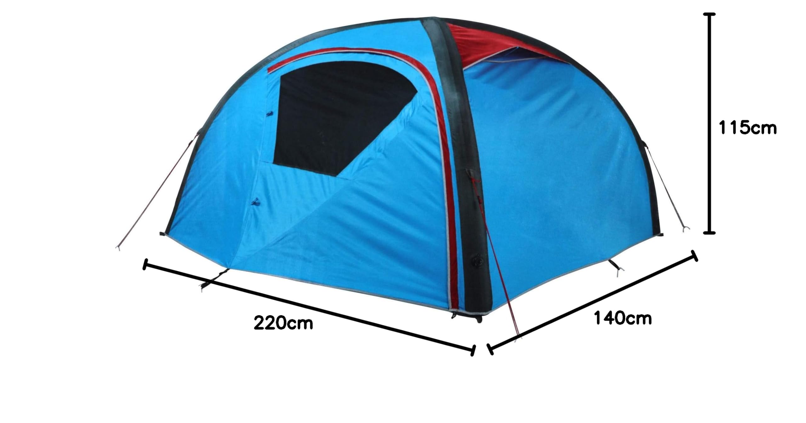 Crivit 2-persoons tent, opblaasbaar, inclusief Tas Sport & outdoor