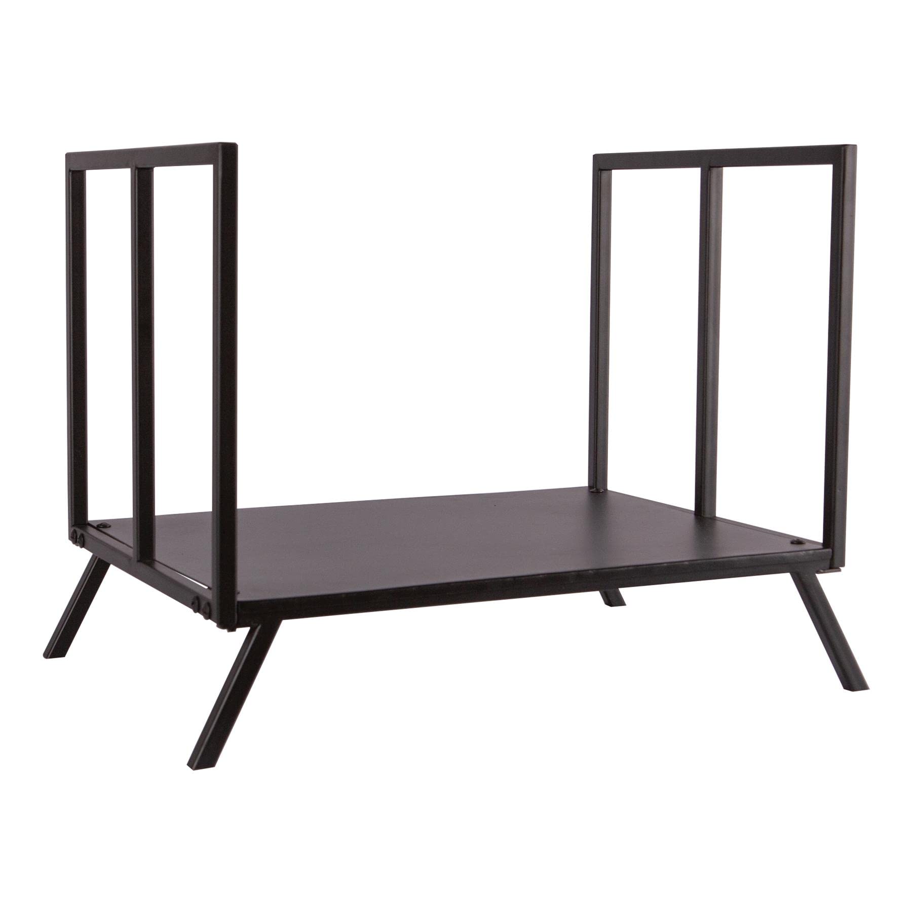 Hammer and Tongs Log Storage Rack - Black