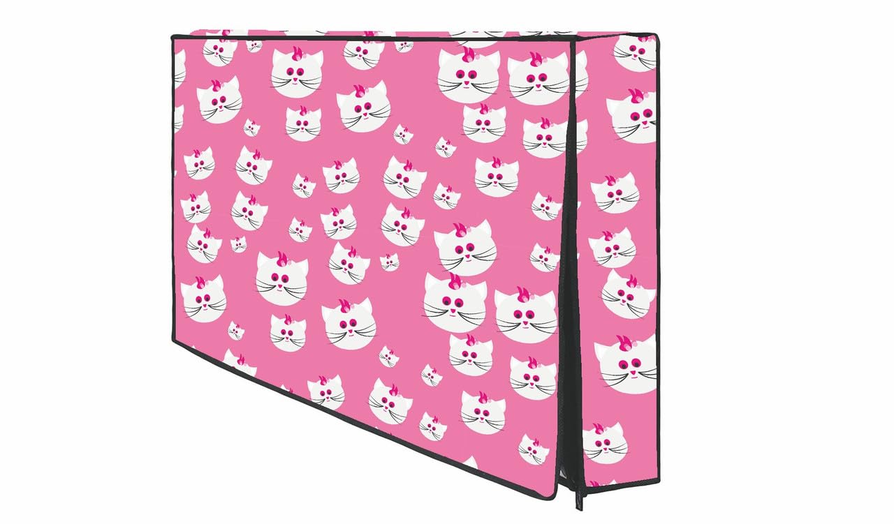 PVC Printed LED TV Cover 43 Inch, Waterproof and Dustproof Cover with Transparent Polythene Layer Suitable for All Brands Led Tv (Green) — Amazon image 12