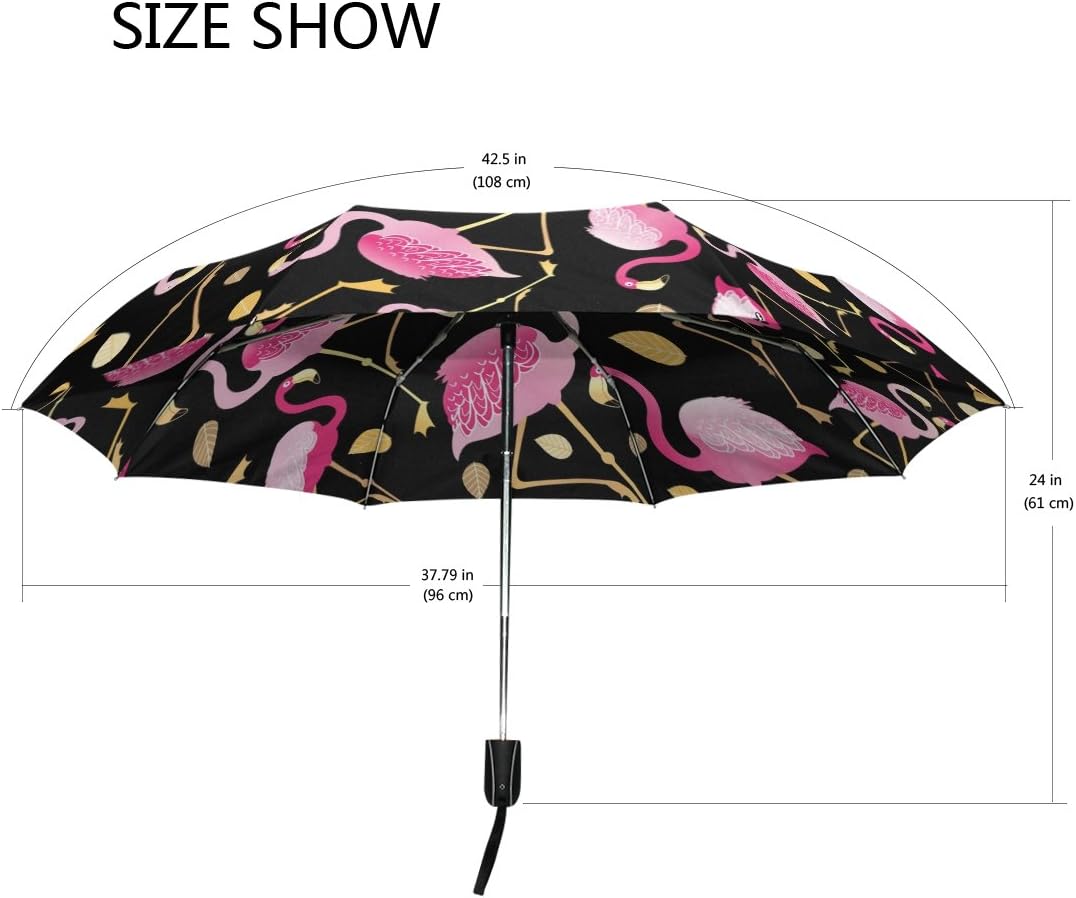 WOZO 3 Folds Auto Open Close Umbrella