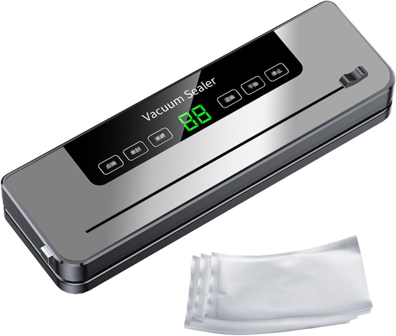Docoss Mini Bag Sealer,Rechargeable Sealer Machine with LED Power Display (Wired Vacuum Sealer)-image-38