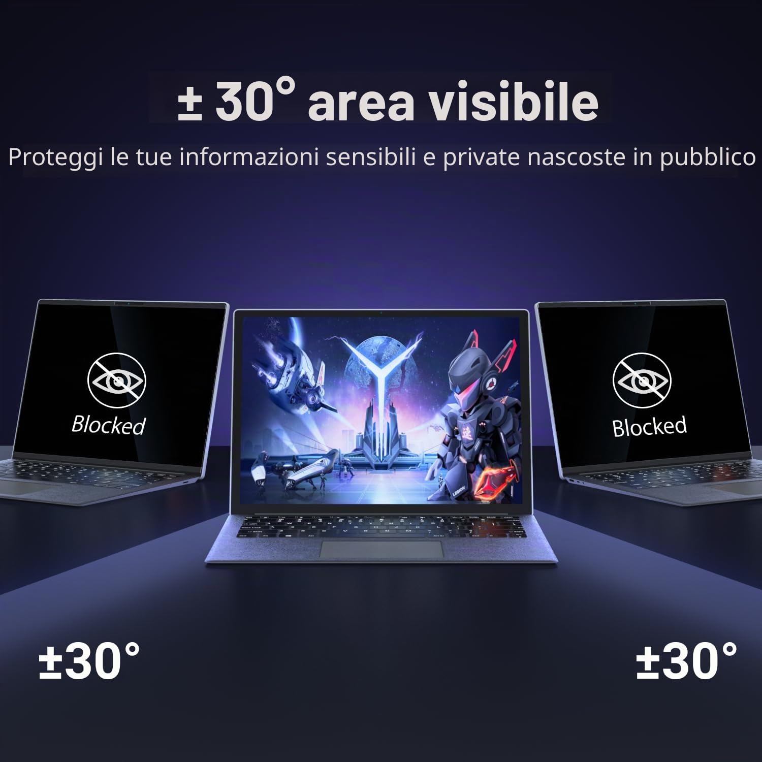 ZOEGAA Filtro Privacy da 15 pollici per Surface, Schermo Protettivo Magnetico Rimovibile per Surface Laptop 3/4/5