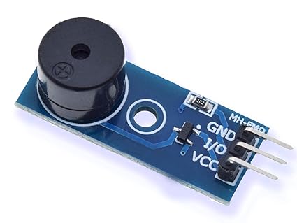ICSTORE Buzzer Alarm, Passive Piezoelectric Low Level Trigger Sound Alarm/Buzzer/Beeper Module with DC 3.3-5V Input - Pack of 1