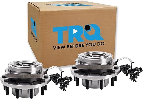 Miniatura 268 de TRQ Par de conjunto de cubo de cojinete de rueda delantera izquierda derecha, 2 piezas compatible con Lexus GX460 2003-2009 GX470 2003-2023 Toyota