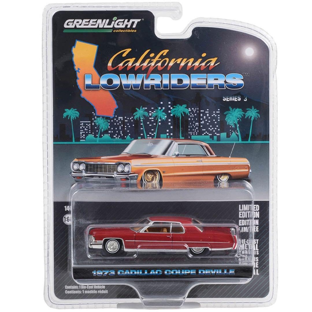 ノーブランド品 Greenlight 1973 Cadillac Coupe Devil Custom Maroon, m74169441032
