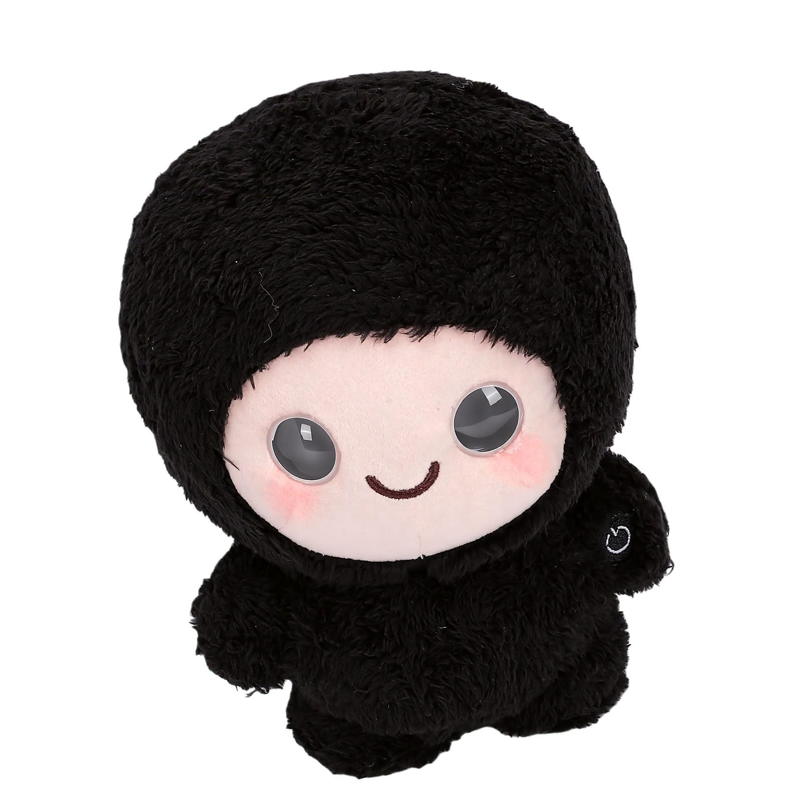 Alomejor AI Smart Talking Plüschtier, Emotionaler Begleiter für Frühes Lernen von Kindern, 21 X 15 cm, Plüschtier (Black)