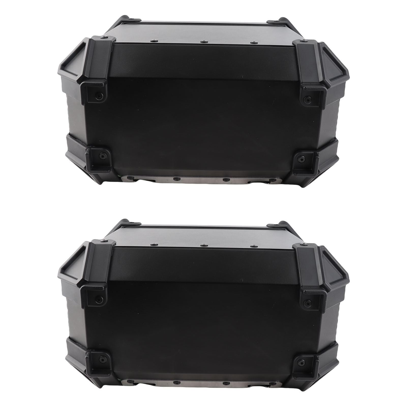 Universal Fit Aluminium Alumside Case 18L Lewy Prawy Pudełko na twardą Siodło z Pudełkiem z szafką na Rack i bagaż