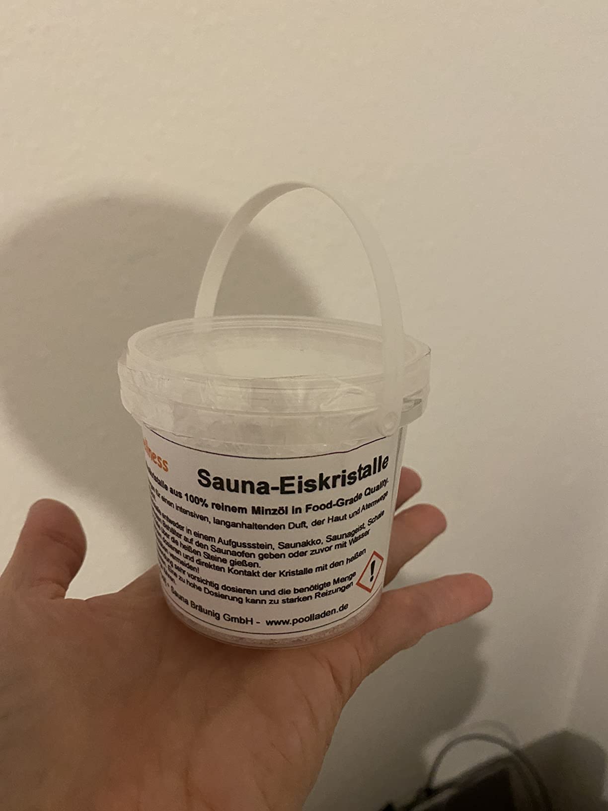 Well2wellness Mentholkristalle – 100g, 100% Reines Minzöl, Intensiver Sauna-Aufguss