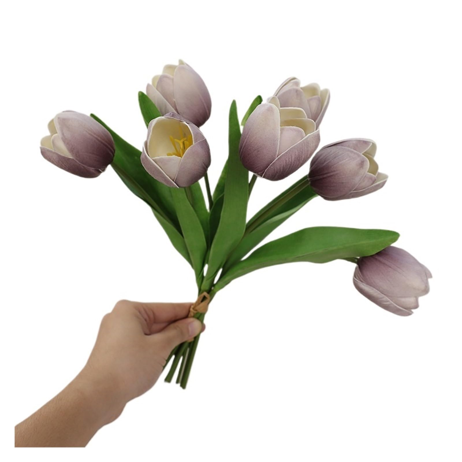 Casetlong 14Pcs Faux Flowers Bouquet Home Decoration Wedding Decor Party Table Artificial(Light purple)