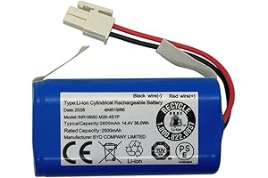 Long-Lasting Replacement Battery for iLife A8 Robotic Vacuum Cleaner