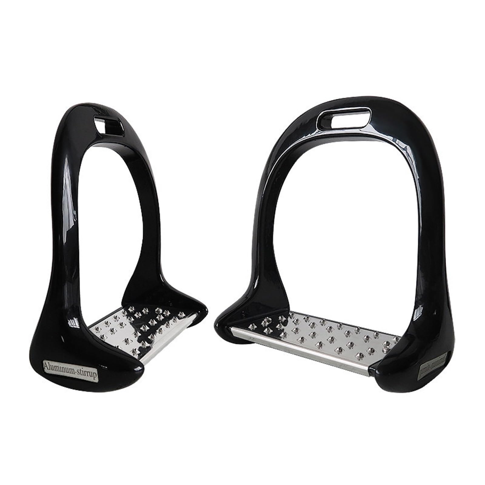 Staffe In Lega Di Alluminio Con Acciaio Inossidabile | Pedali Antiscivolo Portata Elevata Oltre 400 Kg(Black)