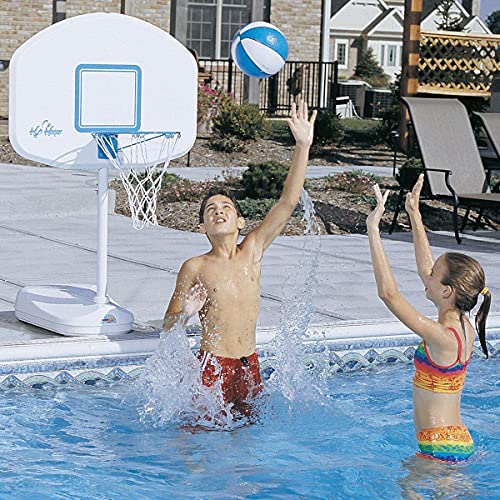 Dunn Rite H2O Hoops Poolside Basketball and Volleyball Game Set - Thumbnail 3