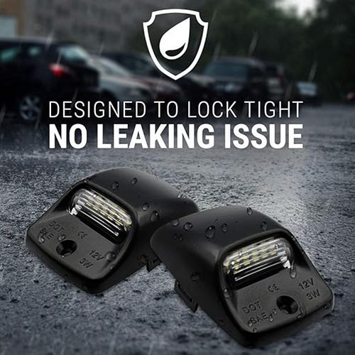 Miniatura 3 de Yankok Luces LED de matrícula para Toyota Tundra 2000-2013 y Tacoma 2005-2015, reemplazo de montaje de lámparas de etiqueta de camión 6000 K,