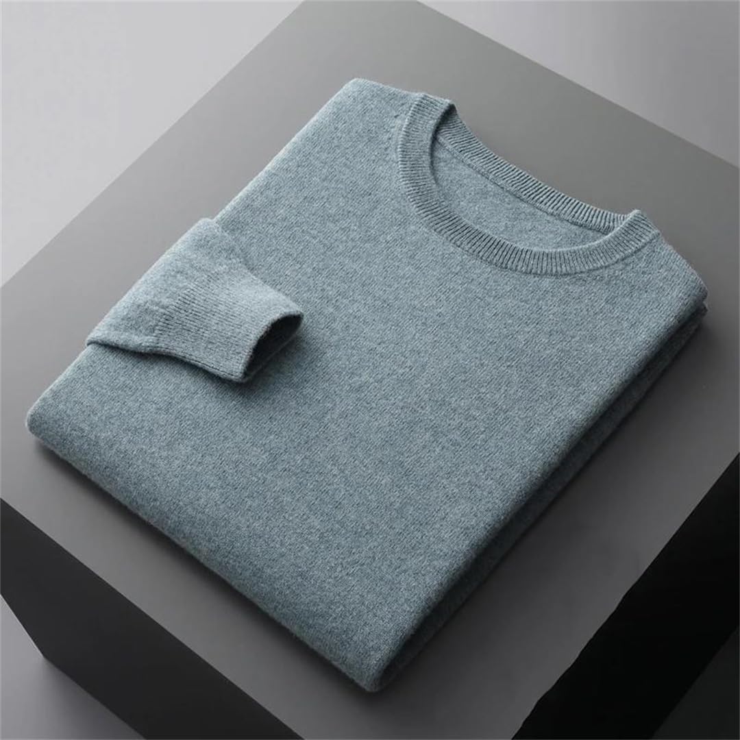 Uomo Tinta unita Girocollo Breve Pullover Maniche Lunghe Tempo Libero Maglione