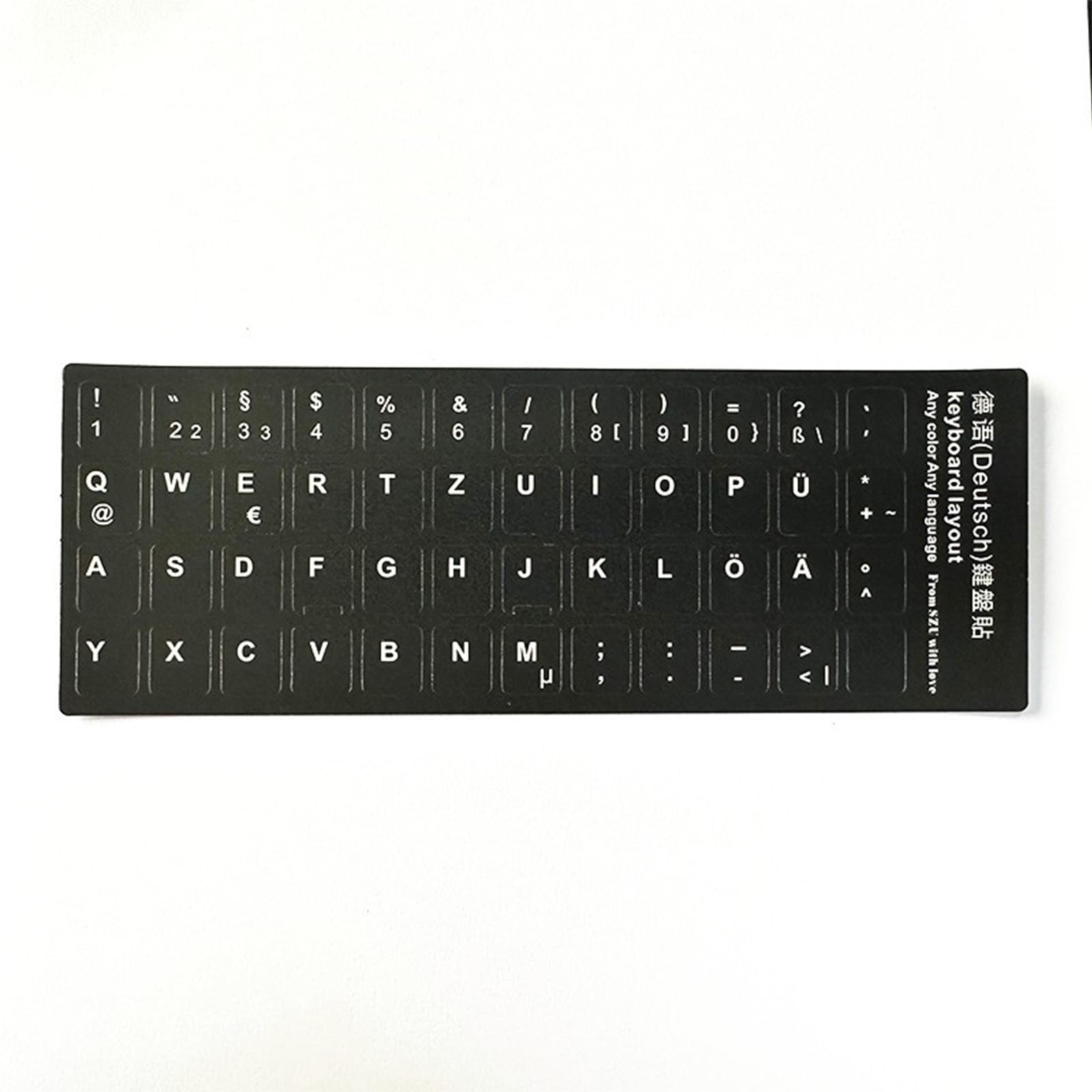 Tissting Hebräische Tastaturaufkleber - Wasserdichte Aufkleber Für Laptop & PC