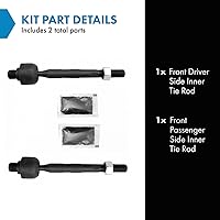 Vista 21 de TRQ Juego de barras de acoplamiento interiores delanteras 2 piezas compatibles con Acura RDX 2013-2018