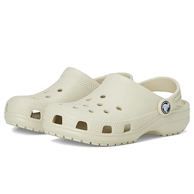 Crocs Kids Classic Clogs (Little Kid/Big Kid) Kids Shoes Bone