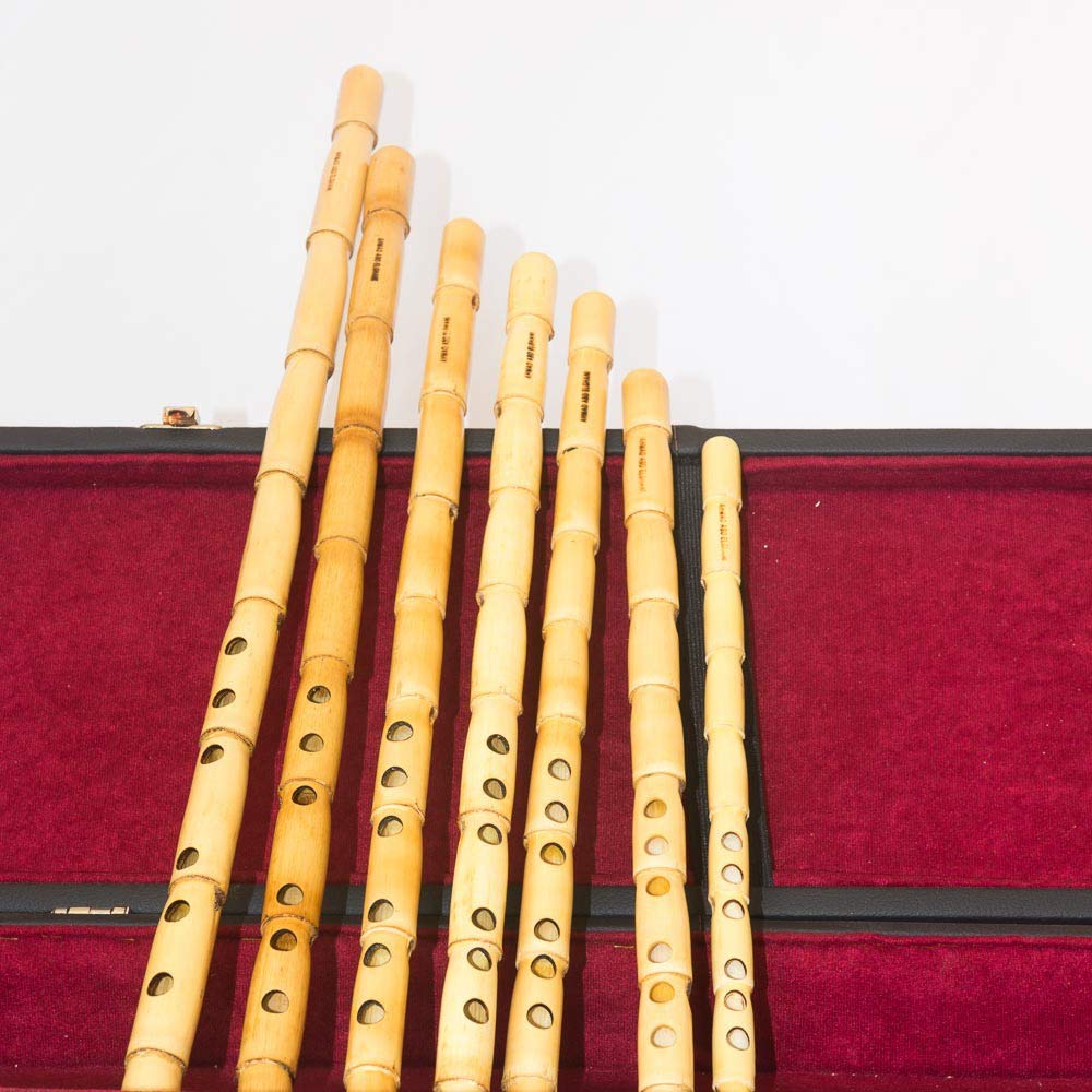 Professionelles arabisches Nay ney Komplettes Set mit 7 Flöten Ahmad Abd El Ghani + Hartschalenkoffer mit Hartschalenkoffer