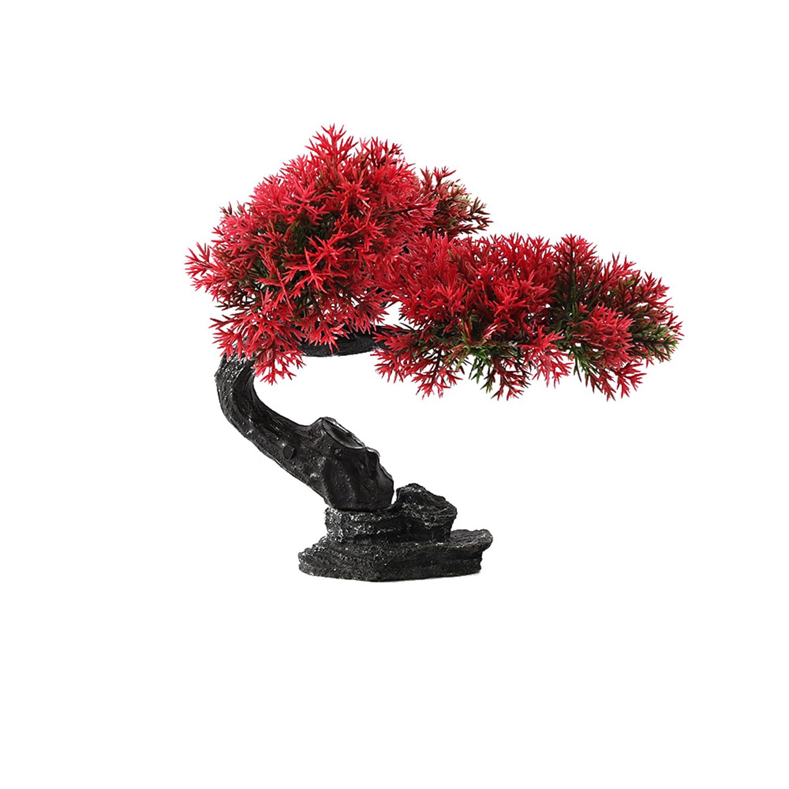 Bbajszx Thuja Pine Bright Re Aquariums Handicraft Artificial Plant Breeding Plant Decoration Fishtank Landscape Supplies Aesthetic Displays Miniature Tree Decorations