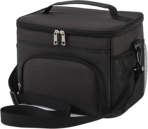 Lonchera para mujer, lonchera grande aislada para hombres, bolsa plegable para hombres, reutilizable, a prueba de fugas, suave, para niños y