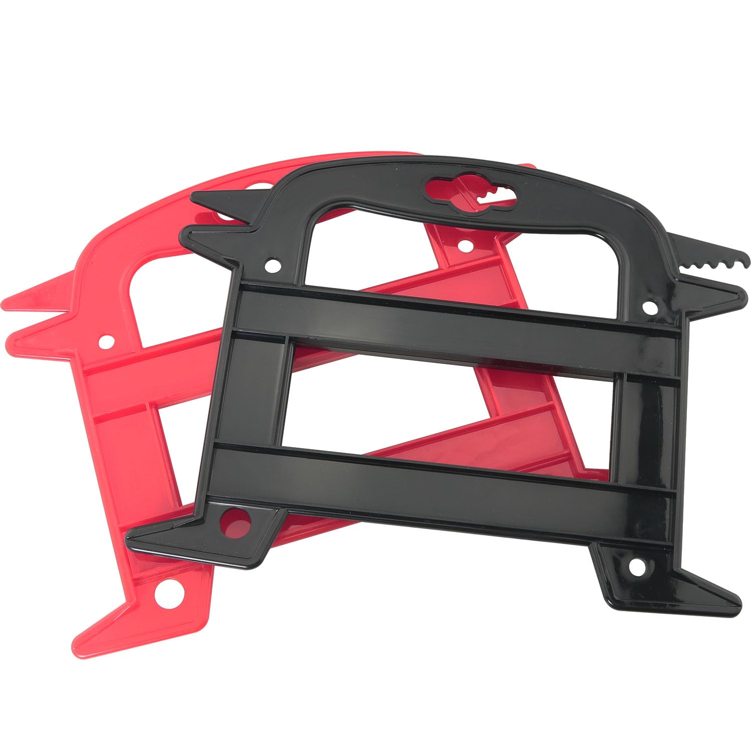 2PCS Line Winder Rope Organizer Paracord Line Winder Rope and Cord Organizer Paracord Holder Organizer Rope Spooler Accessory Tool Parachute Cord Keeper Rope Organizer Spool Tool, Red Black