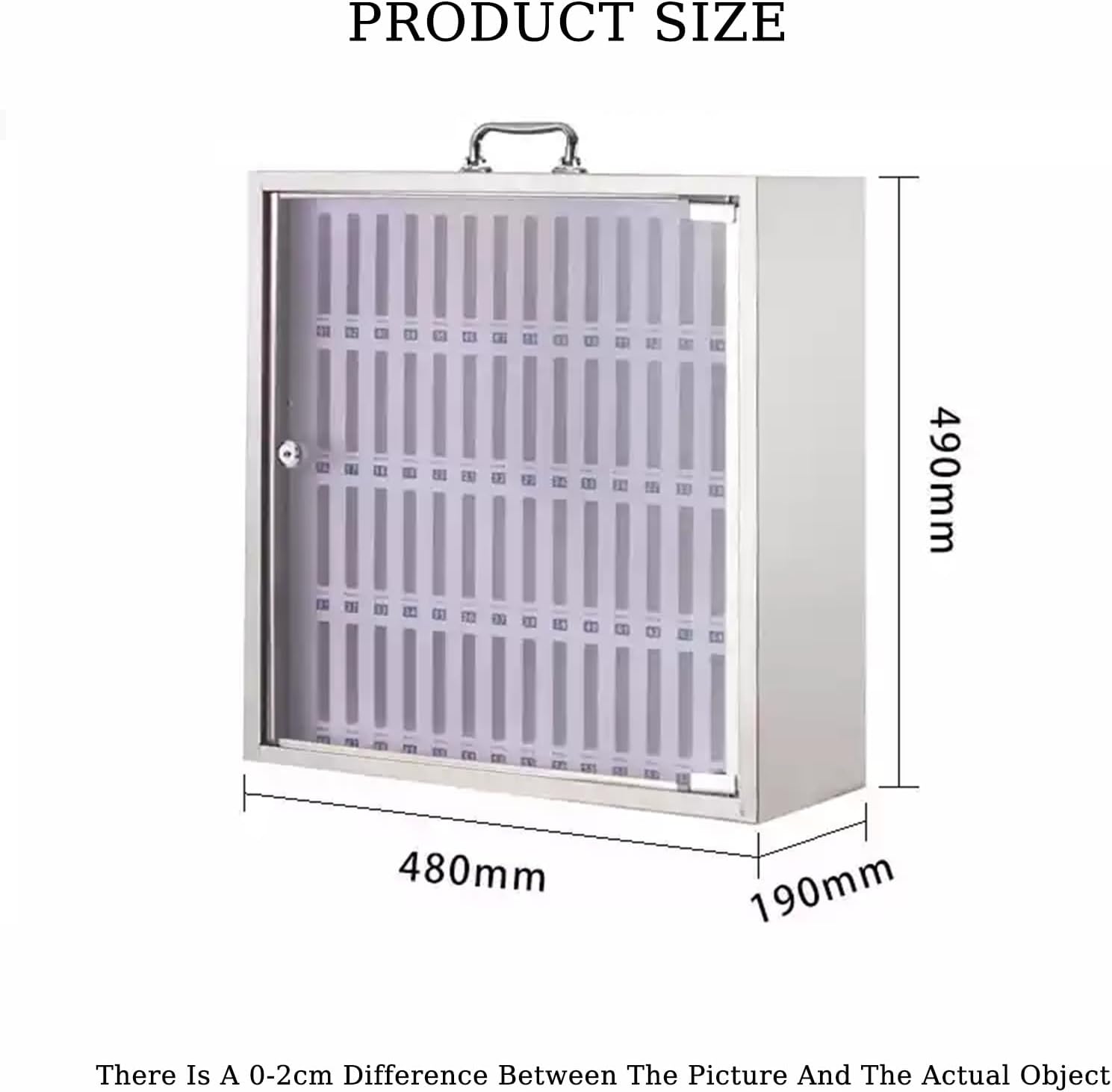 Mobile Phone Storage Box Transparent Acrylic Mobile Phone Security Locker with Key,Mobile Phone Storage Cabinet - Aluminum Alloy Locker with Lock & Key, 60 Slots Portable Phone Lock Box with