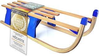 Holzschlitten 110 cm Davoser Rodel Faltbarer Klappbarer Kinderschlitten; Premium im Vergleich