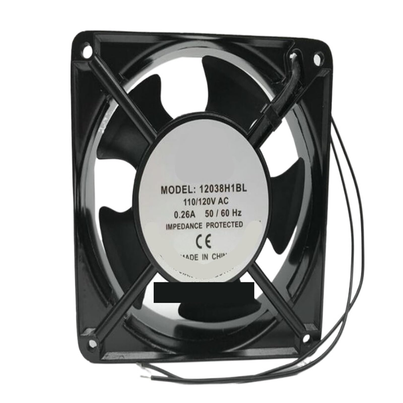 PEQYUACTE 12038H1BL 110V/120VAC 0.26A AC Cooling Fan