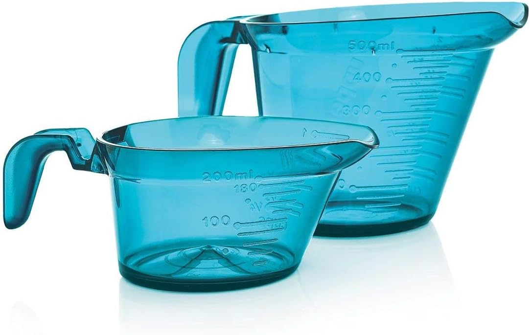 NewTupperware Micro Pitcher 2 Pc Set Blue Teal