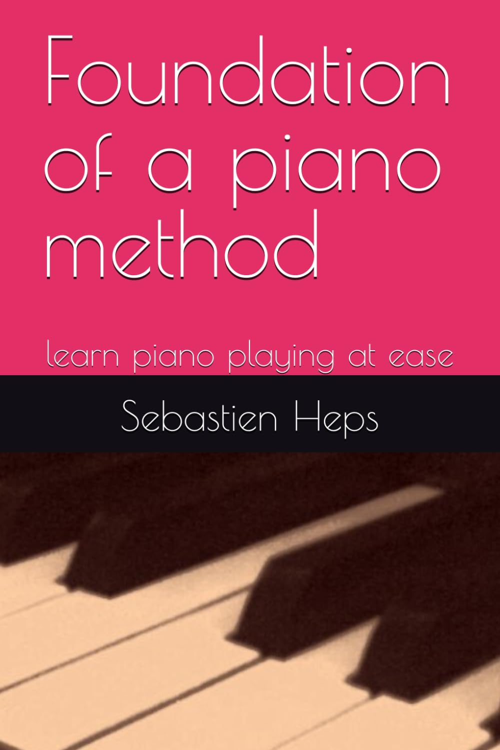Foundation of a piano method: learn piano playing at ease