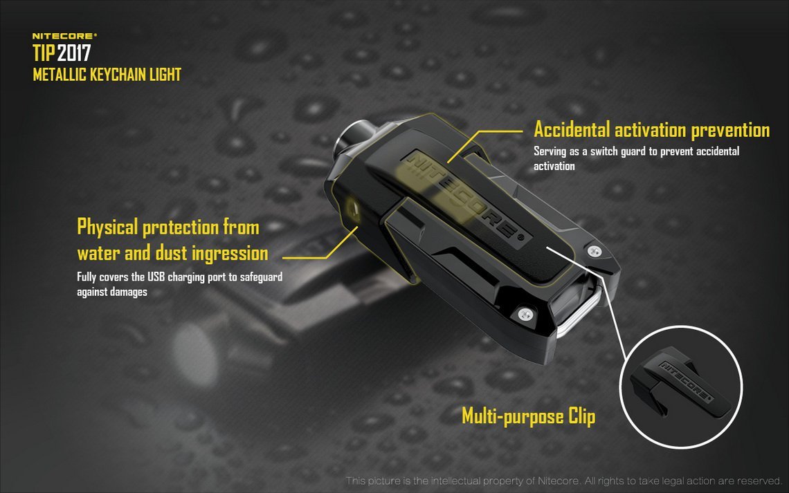 NITECORE TIP SS ジェットブラック 360ルーメン 懐中電灯 新品 Amazon