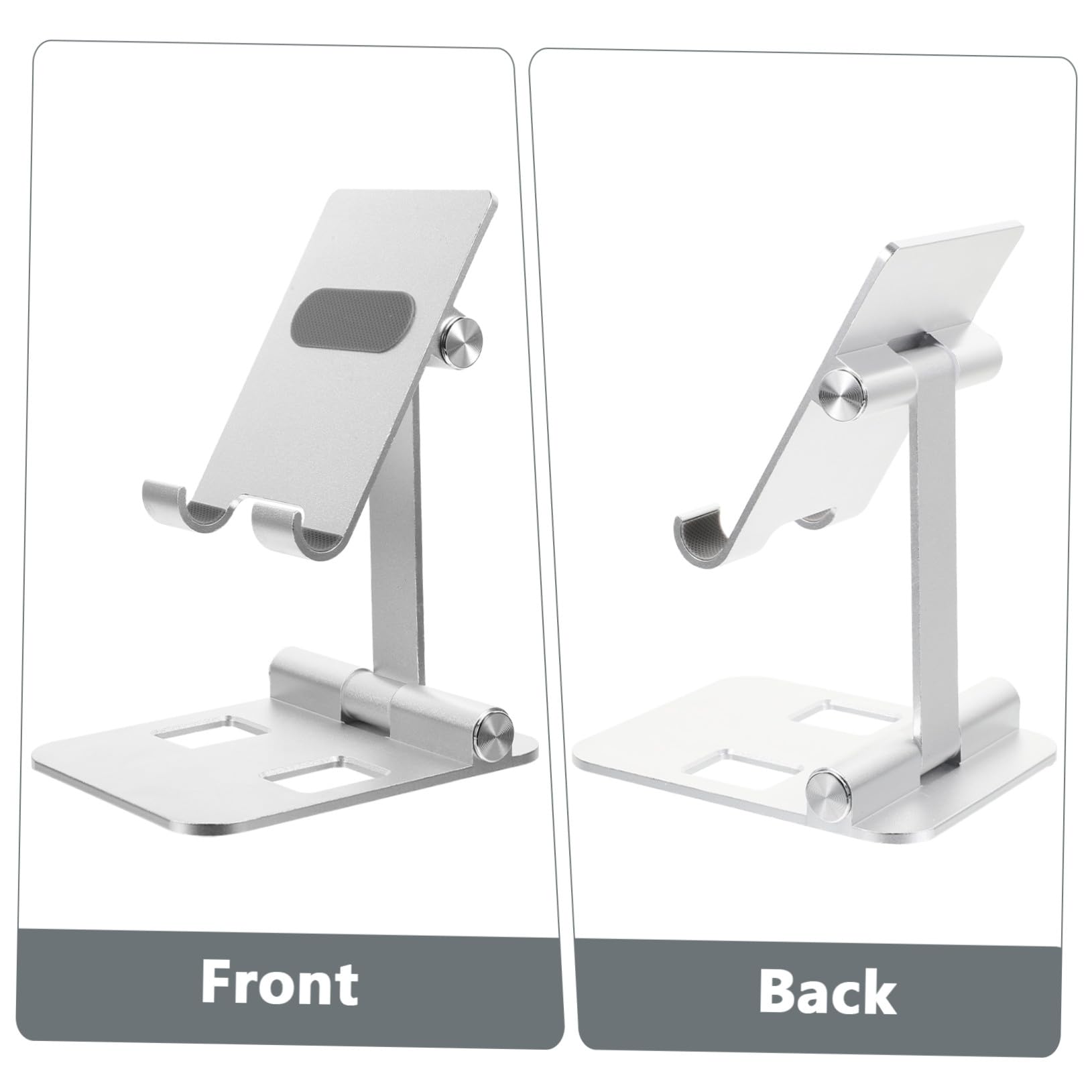 Soporte Móvil de Escritorio Soporte para Teléfono y Tablet PC Estructura Estable y Compatible Mayoría de Dispositivos para Oficina y Hogar