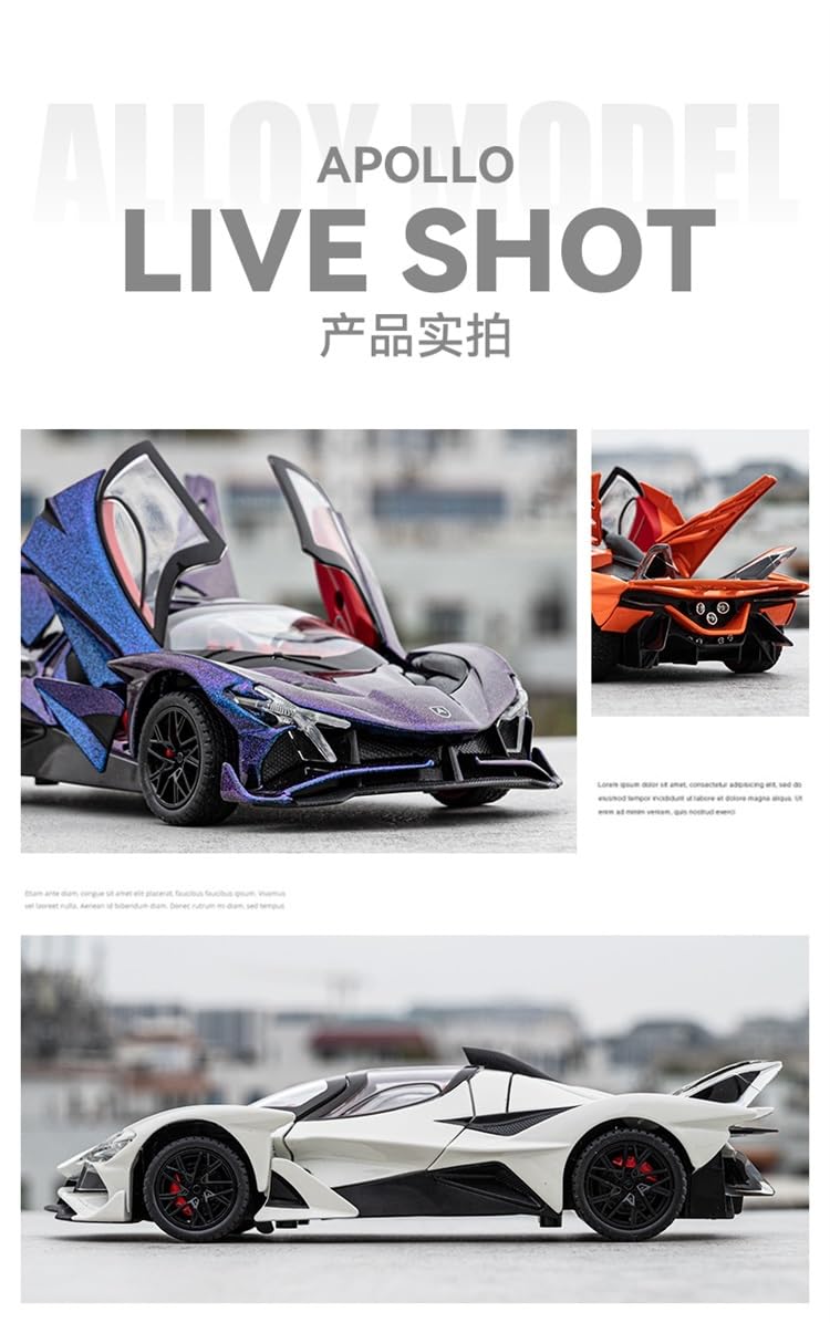 Amazon.co.jp: アポロアポロEVOカーモデルスーパースポーツカー Amazon.co.jp: アポロアポロEVOカーモデルスーパースポーツカー