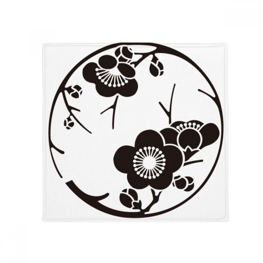 Tapis de cuisine sakura noir antidérapant pour décorer votre entrée et salon