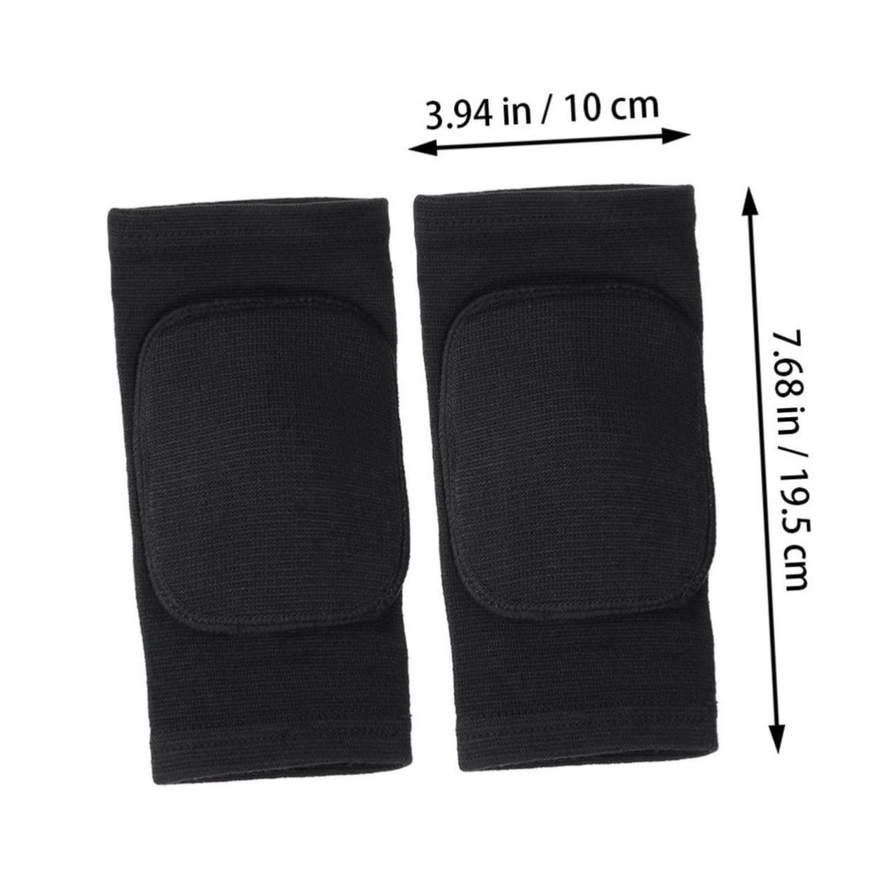 BCOATH Non-falling Sponge Sleeves Breathable Elastic Knee Pads for Men's Sports Knee Protectors (pair Xs)