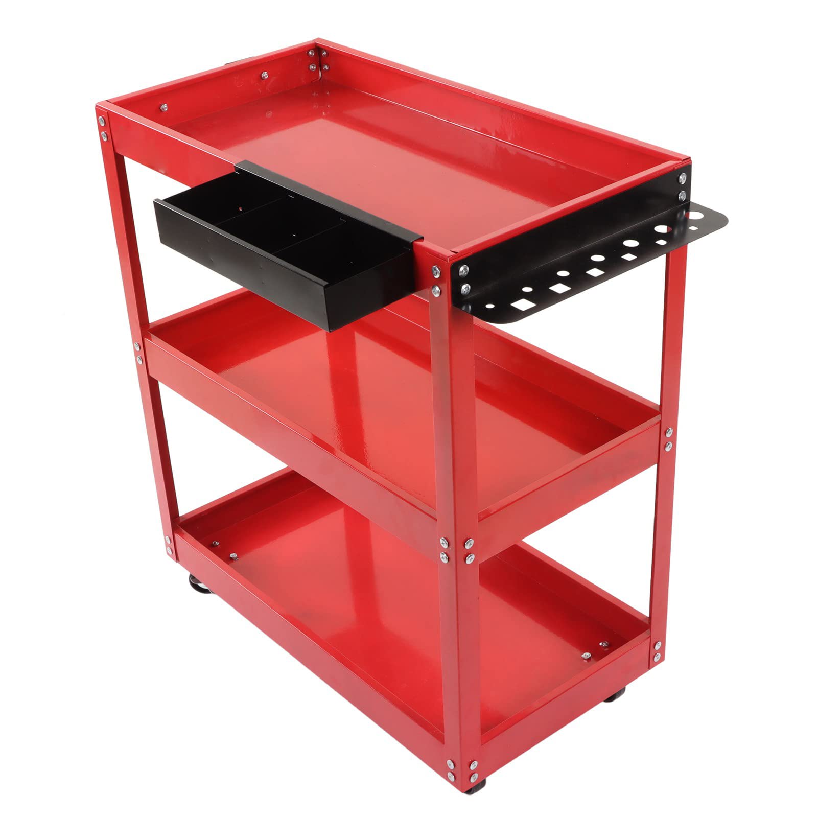 Carro de herramientas rodante de gran capacidad en acero resistente para cocina y garaje