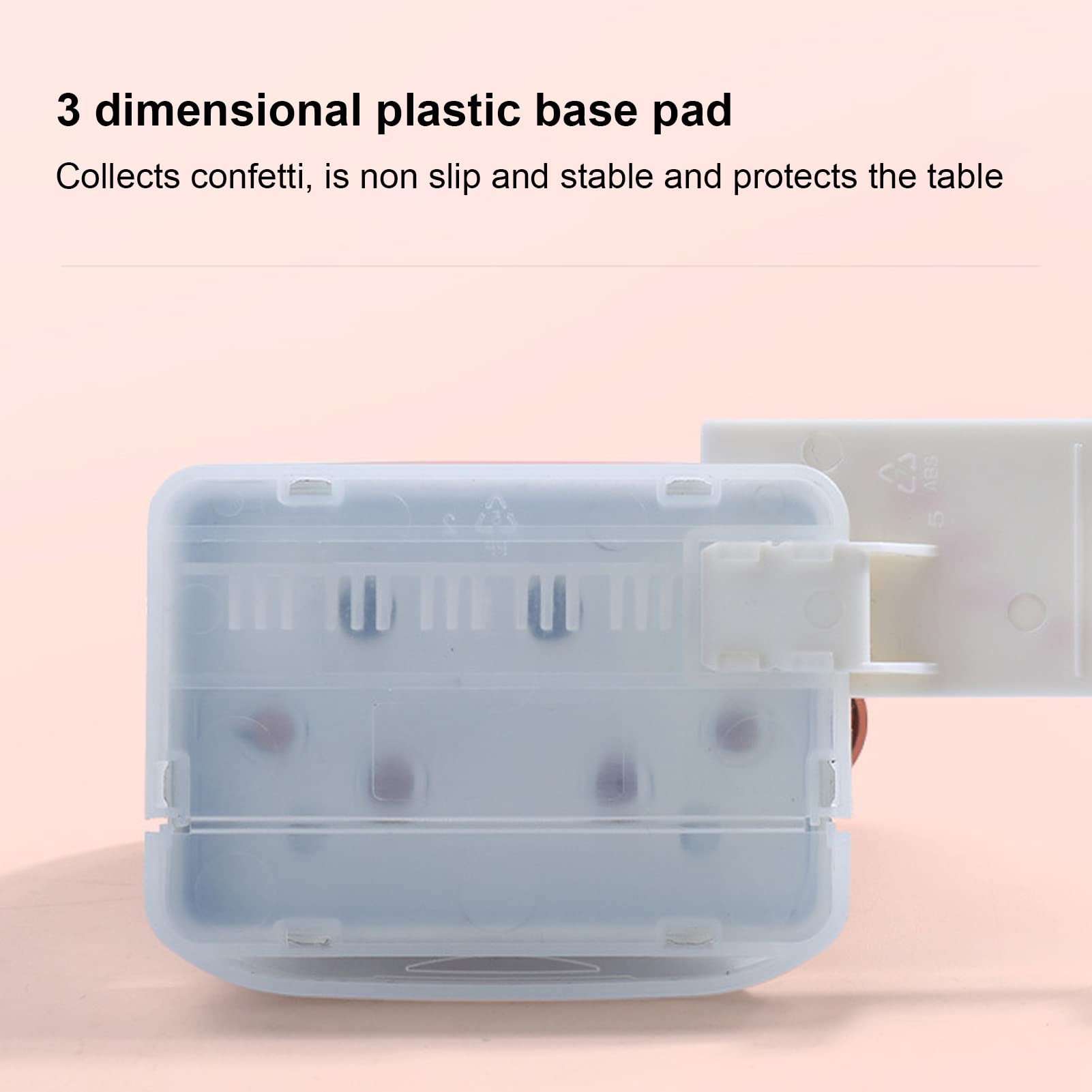 Metal Hole Puncher, 5 Sheet Capacity Handheld 3 Hole Punch for B5, A5, A6, A7, A4 with Ruler - Image 2