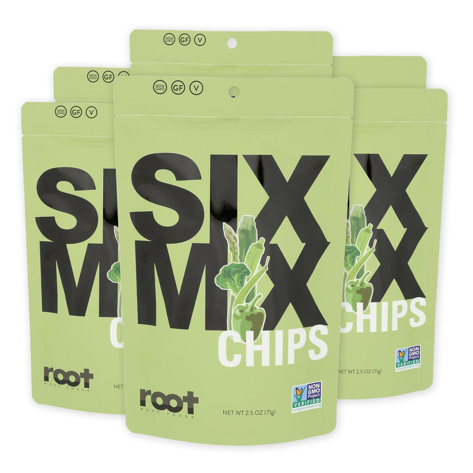Amazon.com: Root Foods SixMix Chips, Natural Veggie Snack, Non-GMO