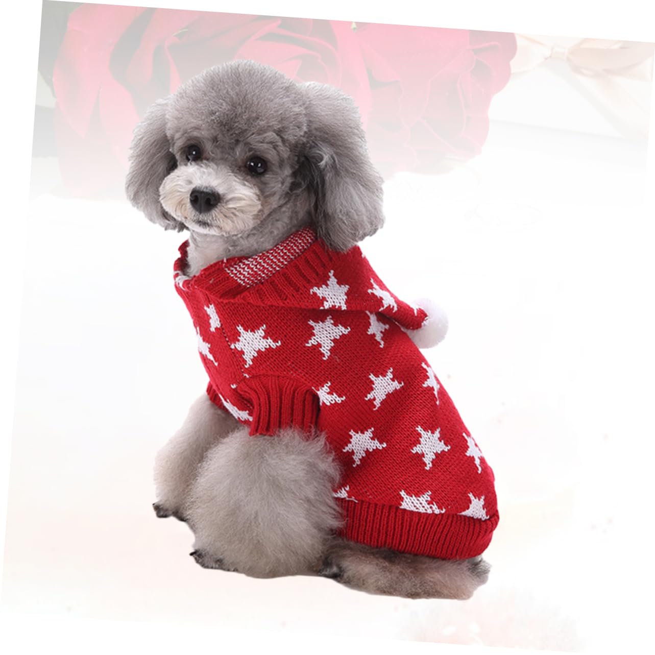 BESPORTBLE 3 Pz Vestiti per Animali Domestici di Natale Canna Maglione per Cuccioli Cappotto Invernale per Cani Maglioni Natalizi Maglione per Cani da Compagnia per Animali