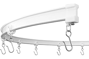 KXLife Bendable Curved Ceiling Track for Curtains