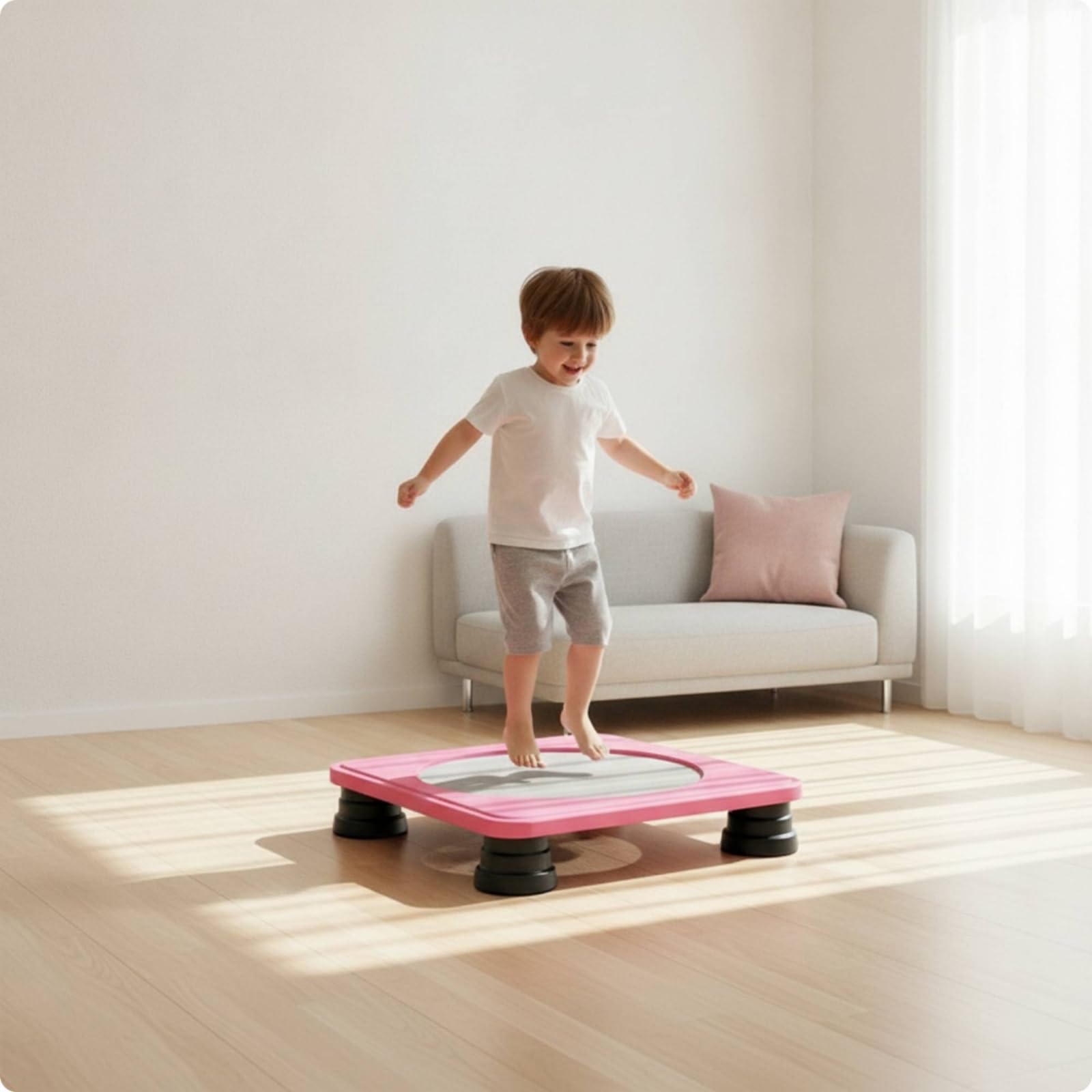 Trampolin Flach Minitrampolin Quadratisch Zimmertrampolin für