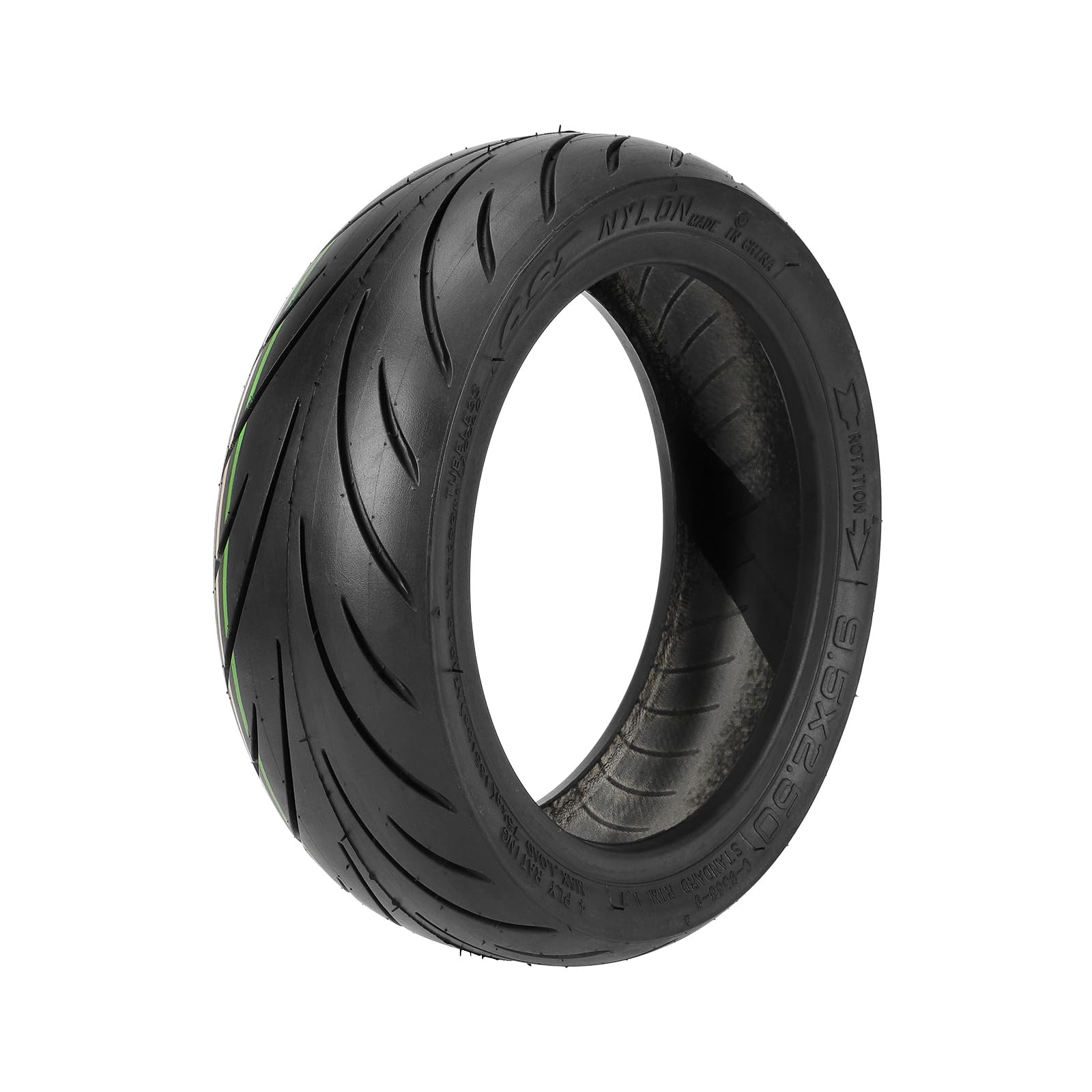 9,5x2,5 Tubeless Reifen für NIU KQi3/KQi3 Pro/KQi3 MAX/KQi3 Sport, 9,5 Zoll Schlauchloser Reifen, Verdickter Verschleißfester Luftreifen Verdickte Ersatzräder (1 Stück)