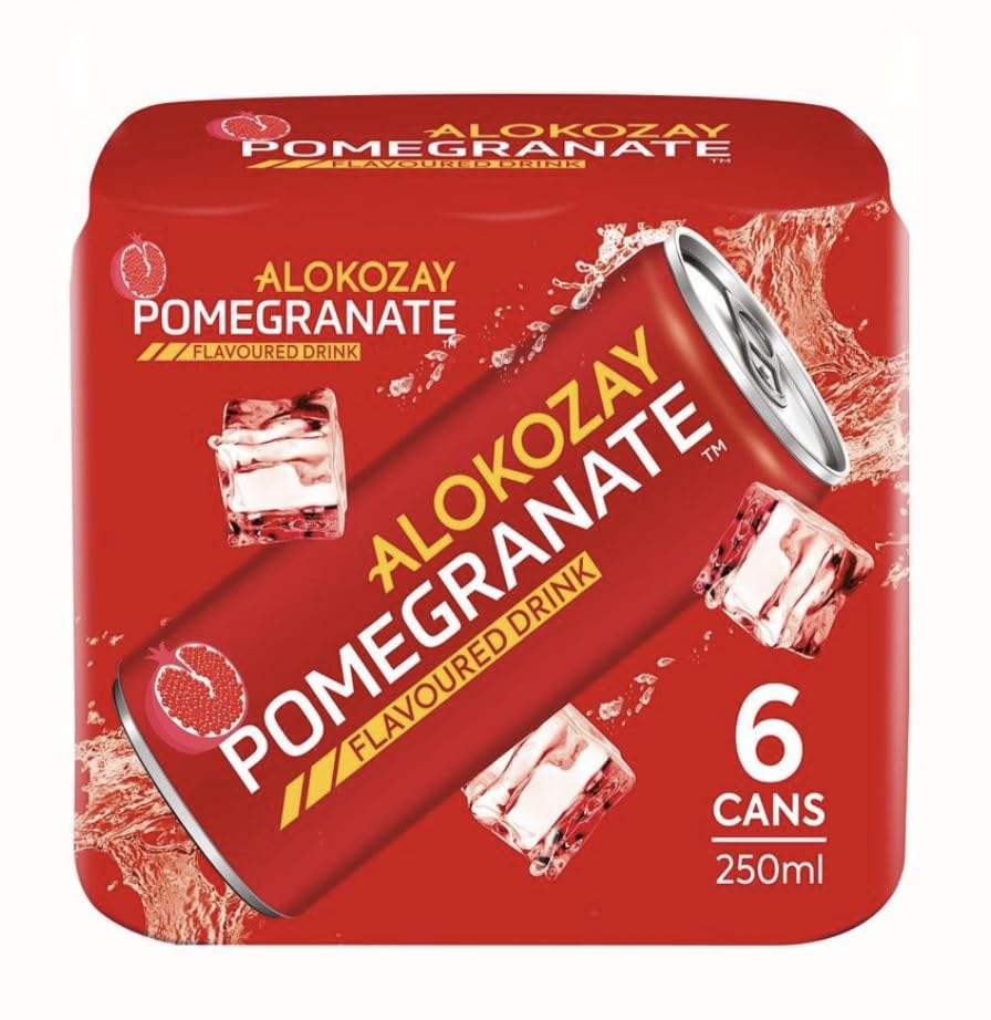 Alokozay Pomegranate Drink - 250ml, Flavoured Drink (Pack of 6)