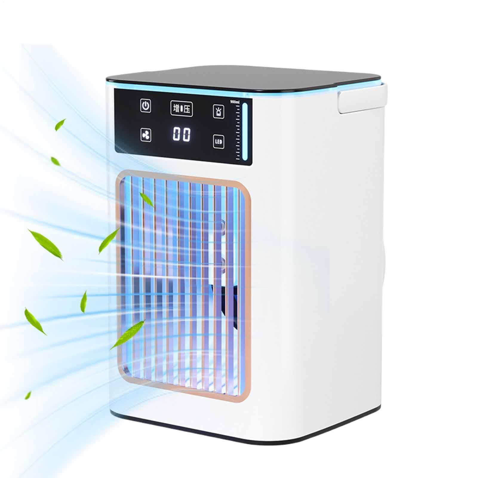 Ventilador Personal Portátil 3-Velocidades | Ventiladores Enfriadores Que Soplan Aire Frío Para Verano Interior Hogar Oficina Dormitorio Escritorio Residencia Viaje